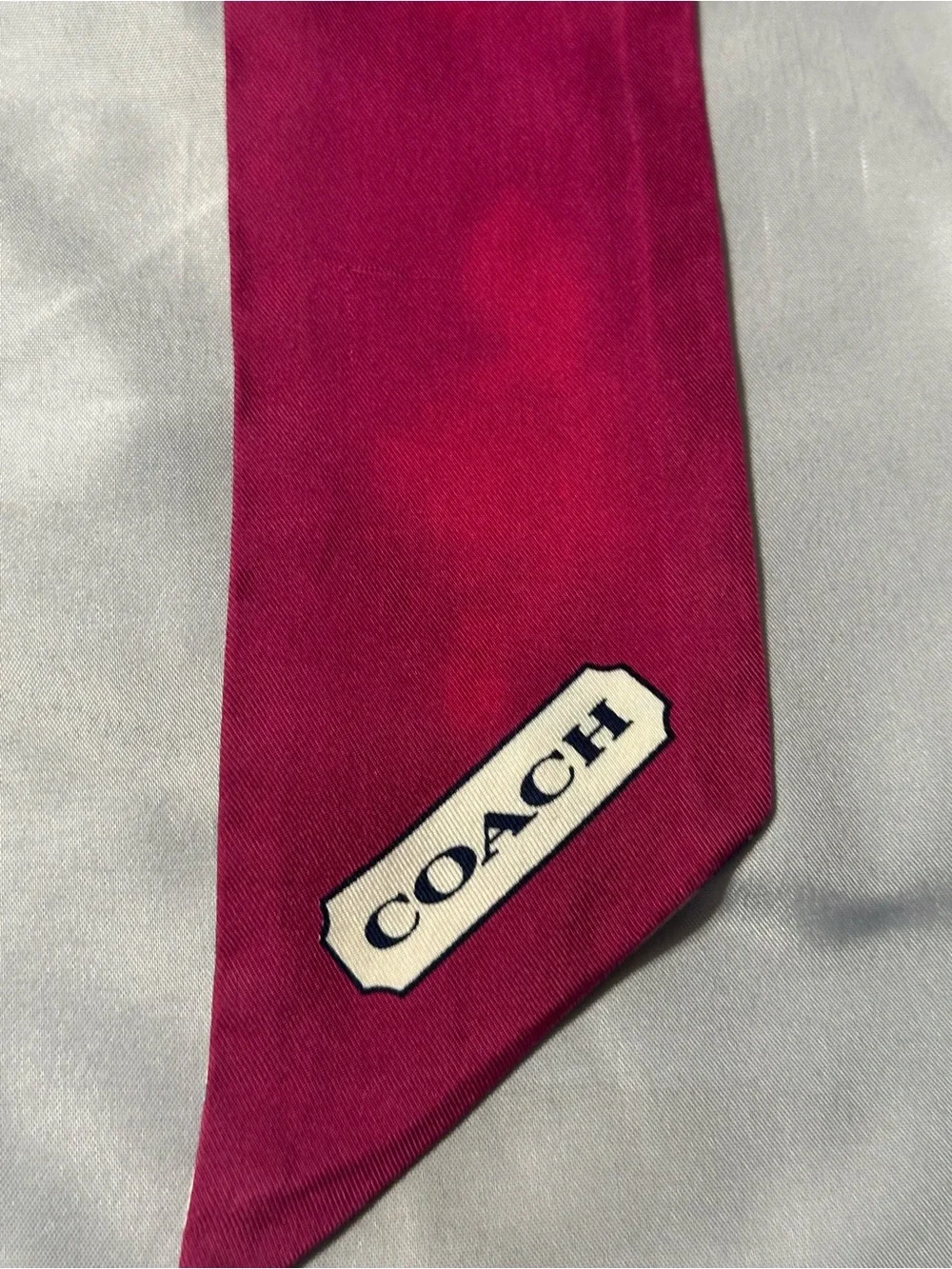 COACH TWILLY SCRAF AND TAG